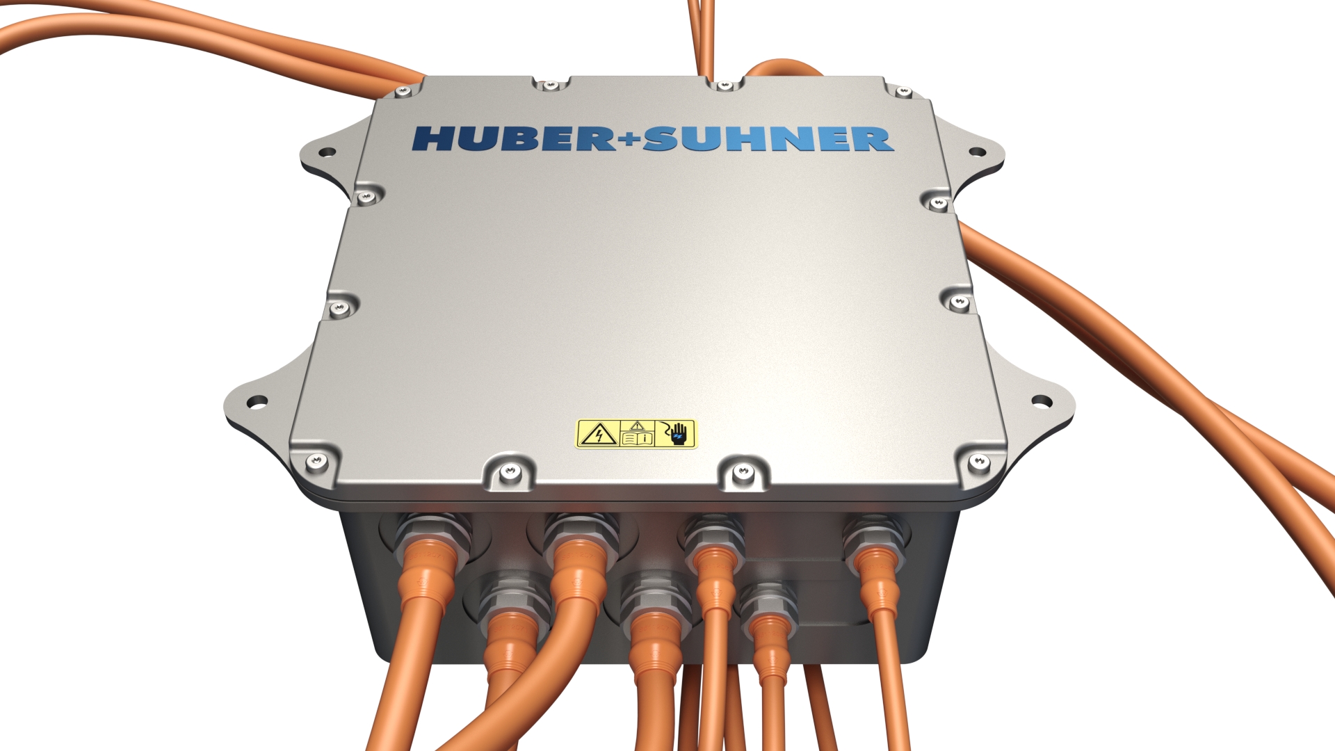 1_1 Ladekabel und andere Lösungen von Huber+Suhner (Pfäffikon) für Elektromobilität.
